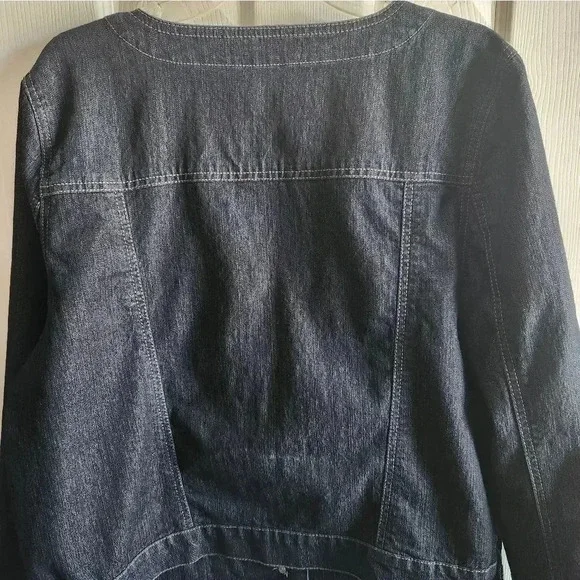 Nine West Ladies Jean Jacket‎ Size XL - Picture 7 of 13